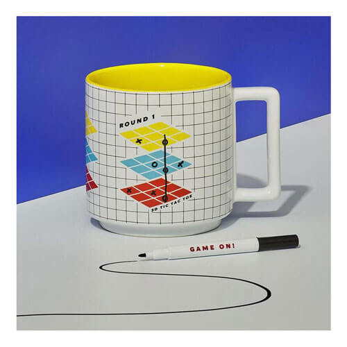 Yes Studio Tic Tac Toe Game Mug & Pen