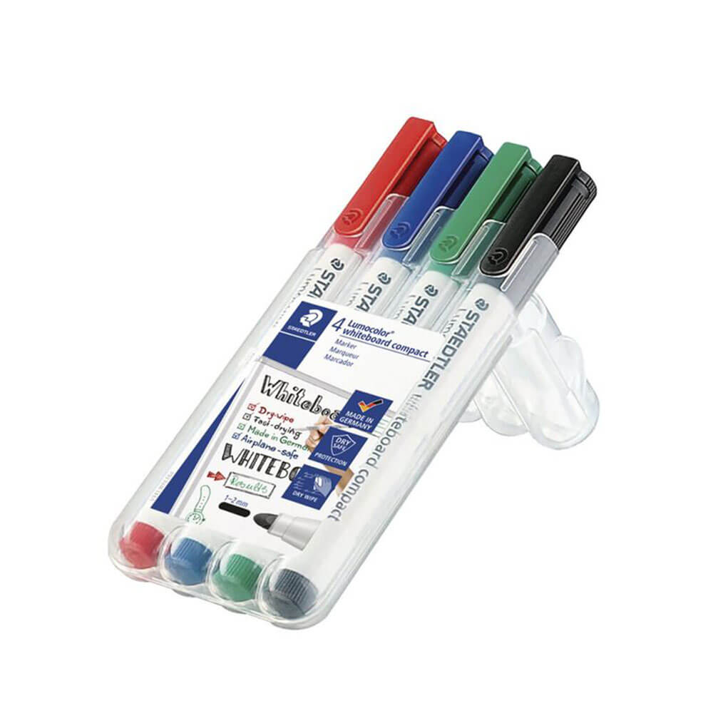 Marqueur blanc staedtler compact assorti