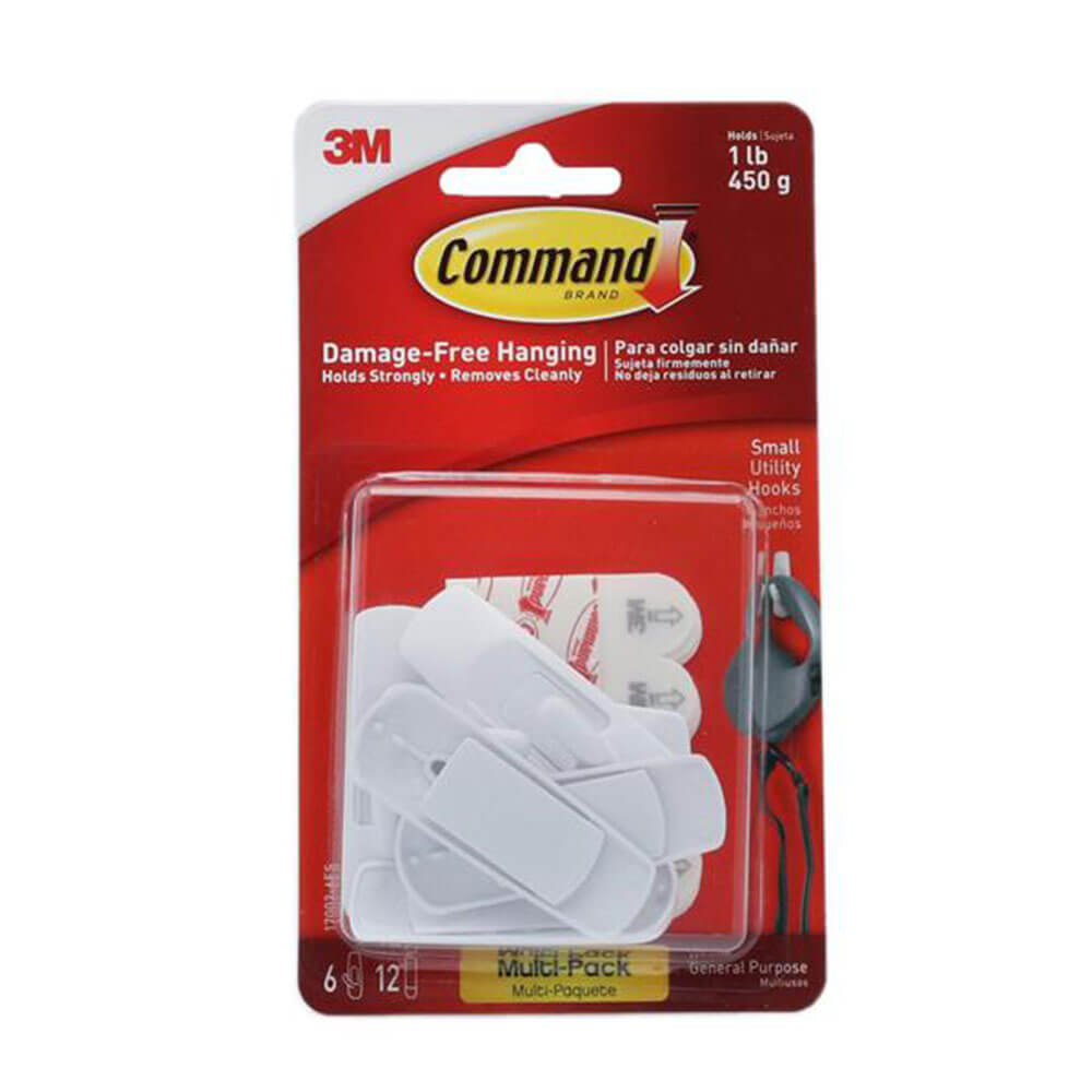 Command Value Pack Hooks (6 Hooks/12 Strips)