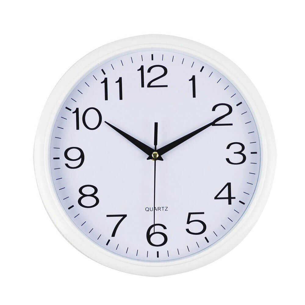 Italplast Cround Clock 30 cm biała twarz