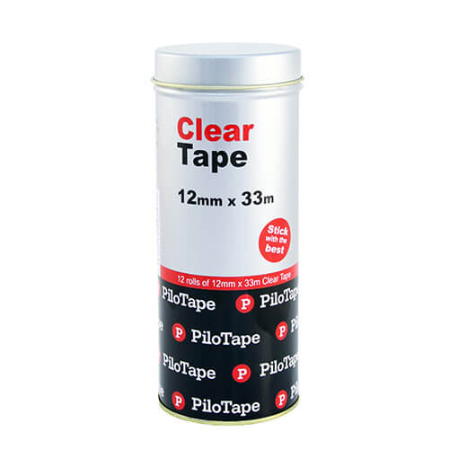 Pilotape Clear Tape (12 rollspk)