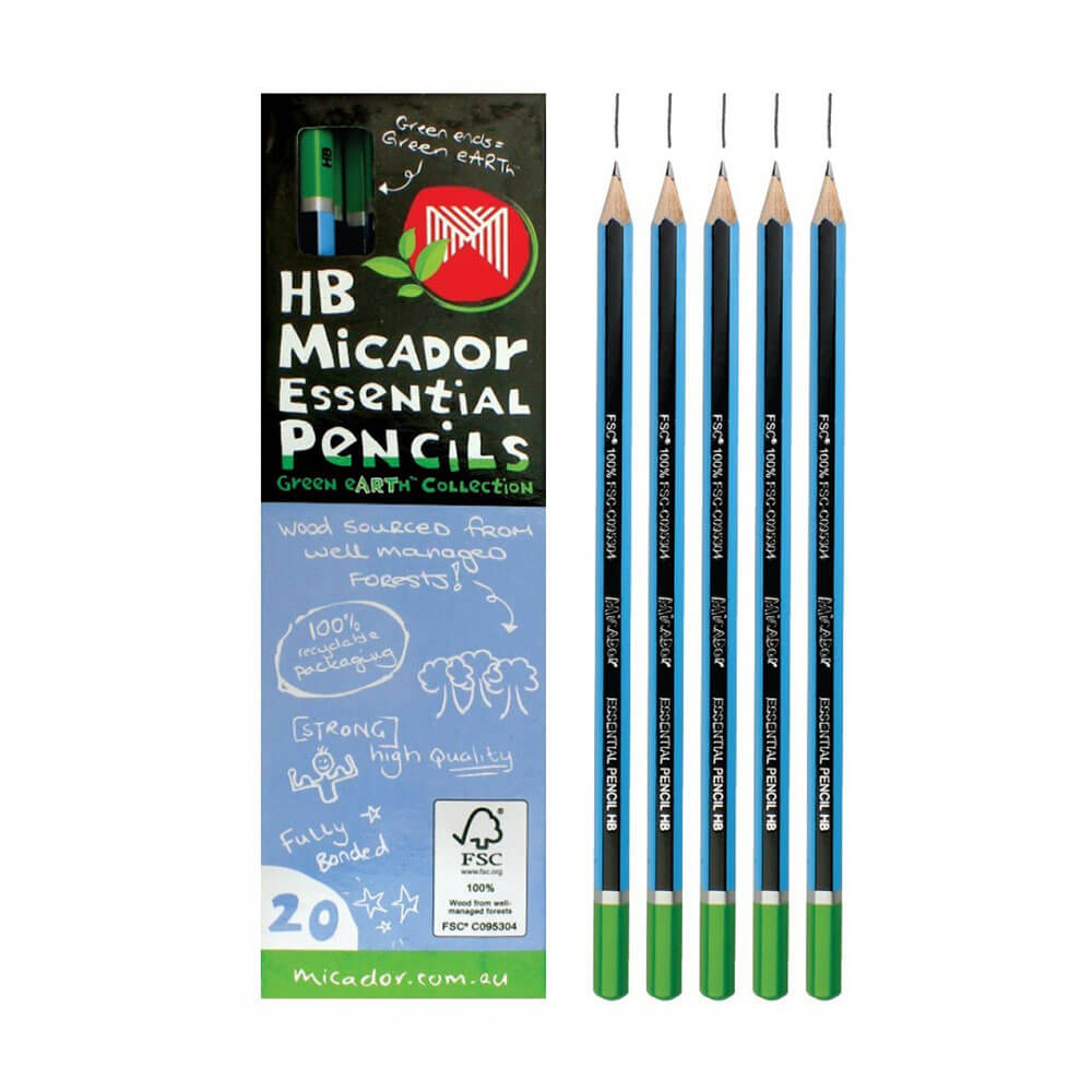 Micador Essential Graphitstifte (20 Stück)