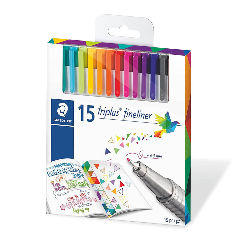 Staedtler triplus fineliner colores brillantes pluma