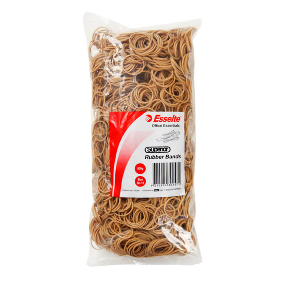 Esselte Rubber Bands 500g taske