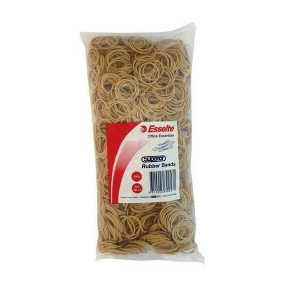 Esselte Rubber Bands 500g taske