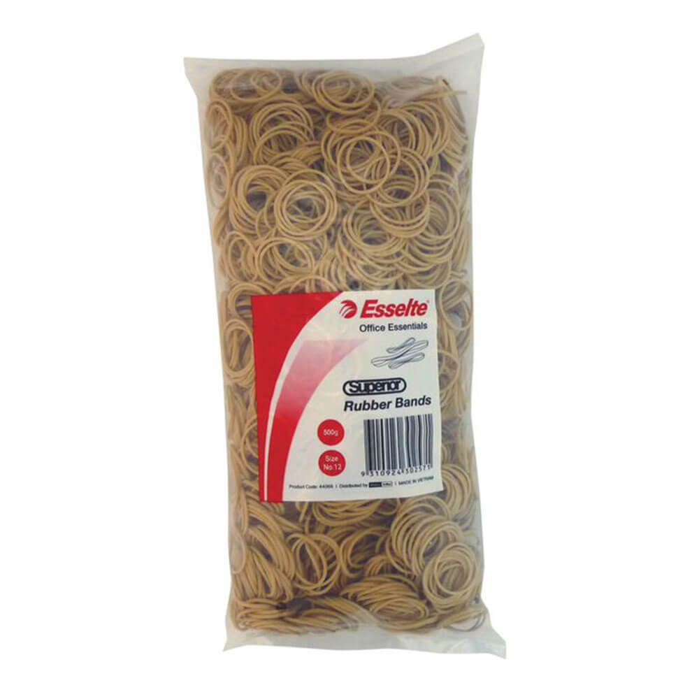 Esselte Rubber Bands 500g taske