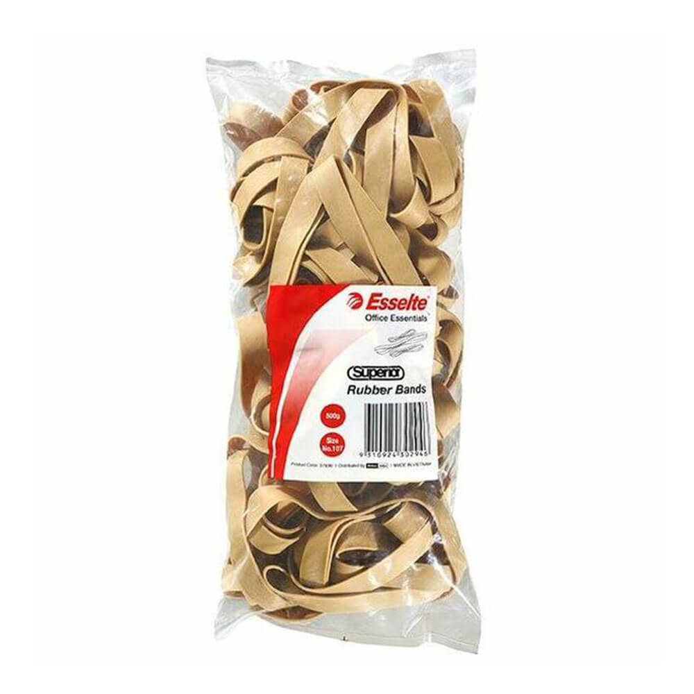 Esselte Rubber Bands 500g Bag