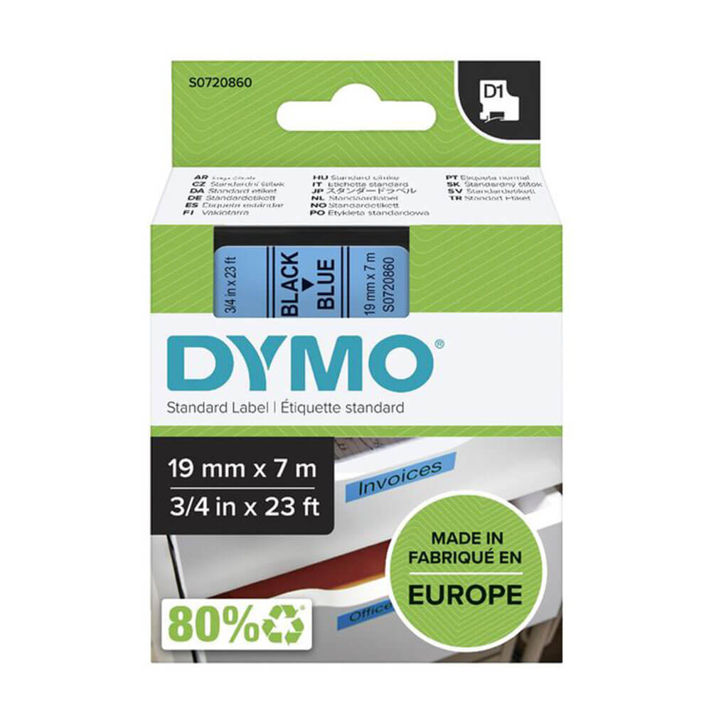 Dymo D1 Klebebandetikett 19 mm x 7 m