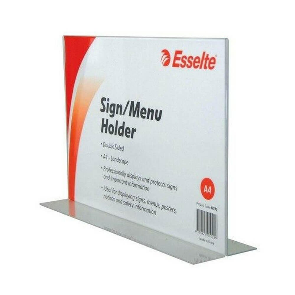 Esselte menu a doppia faccia/supporto segno A4