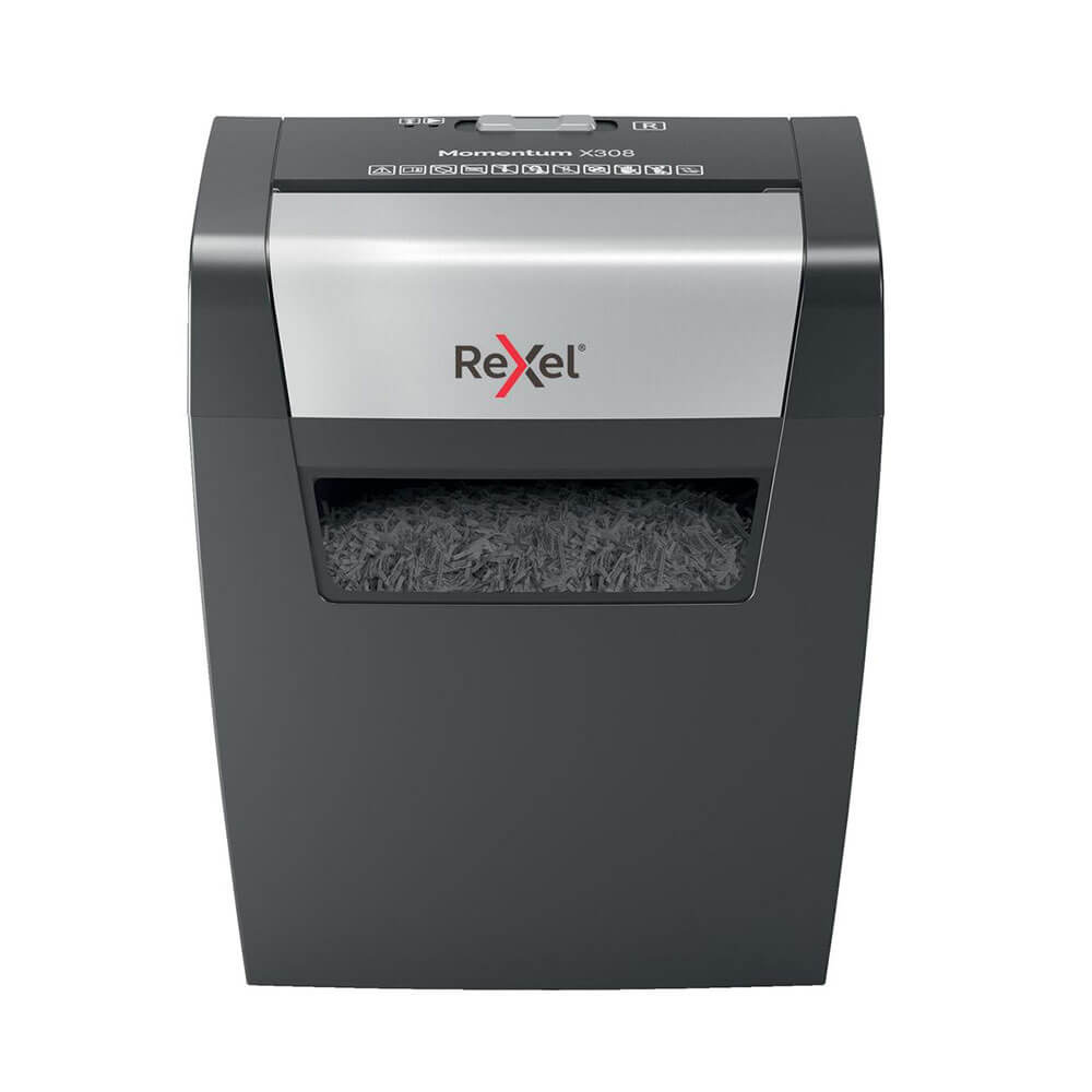 Rexel Momentum Cross Shredder (zwart)