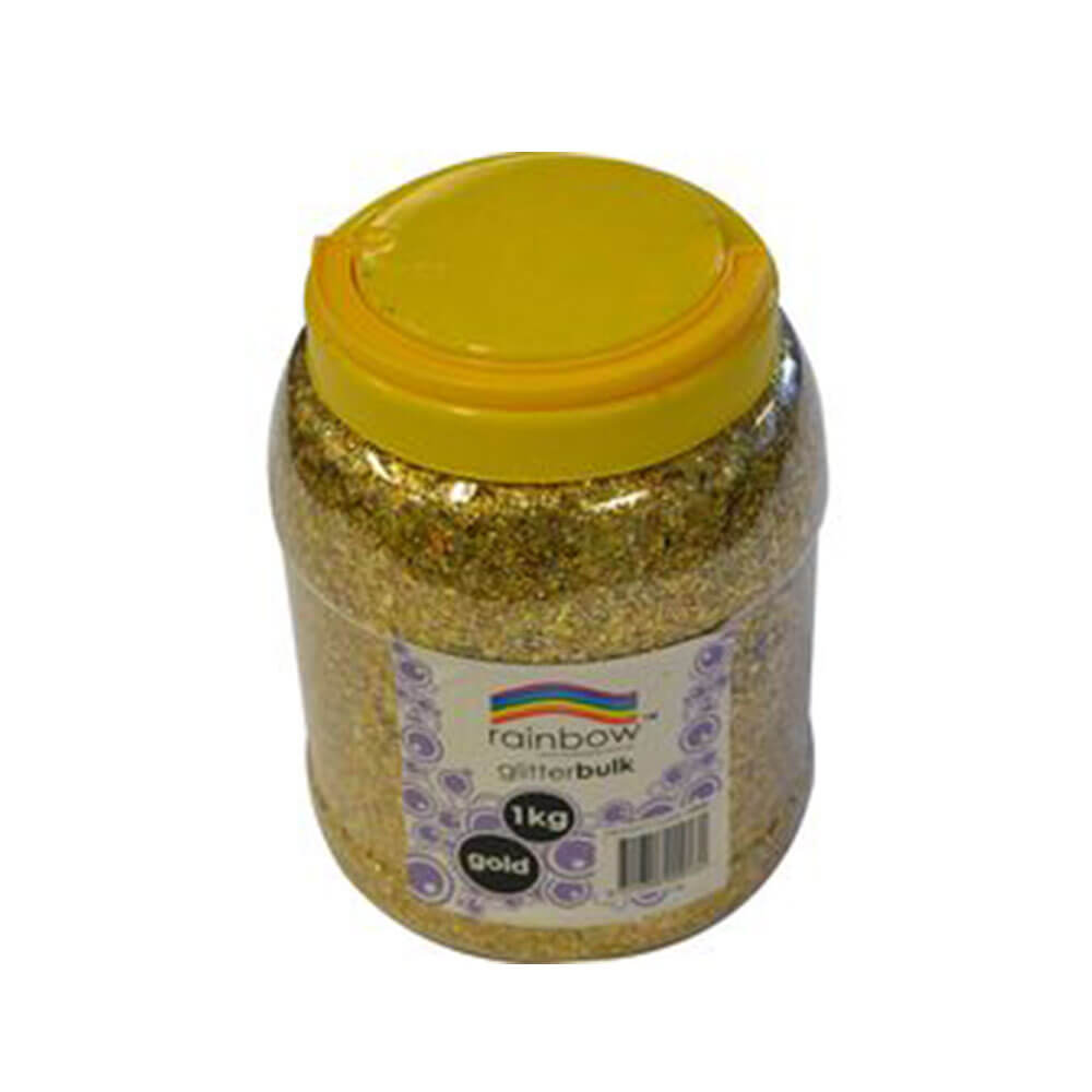 Regenboog glitter bulk 1 kg pot