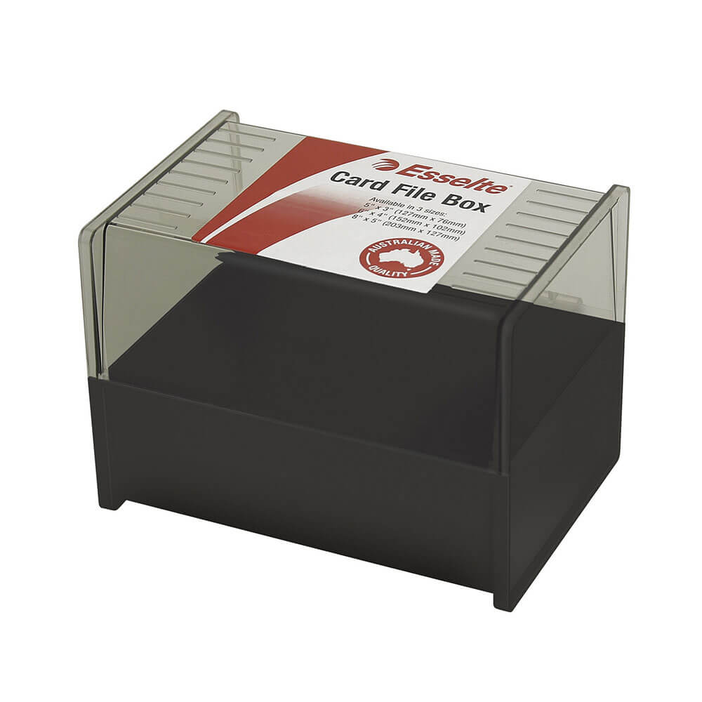 Esselte SWS System Card Box (sort)