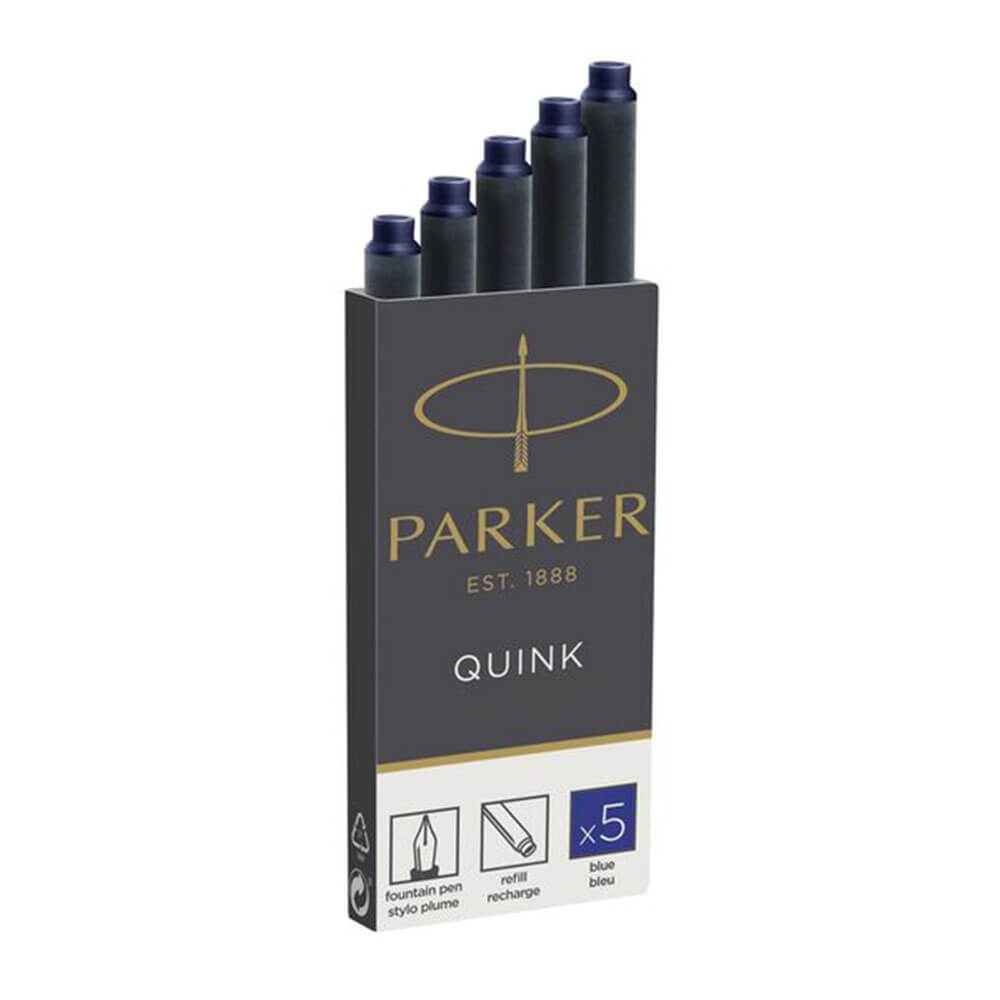 Parker Permanent Ink -patron (5pk)