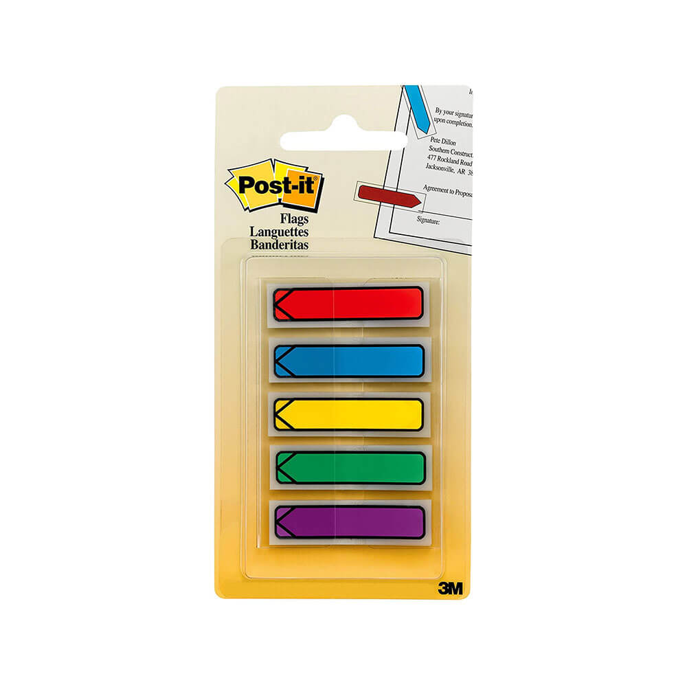 Bandeiras de flecha post-it 100pk