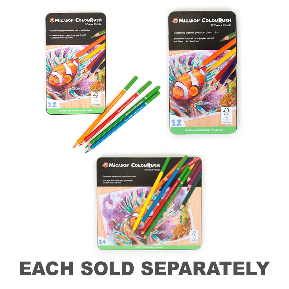 Micador Colourush Coloured Pencil Assorted