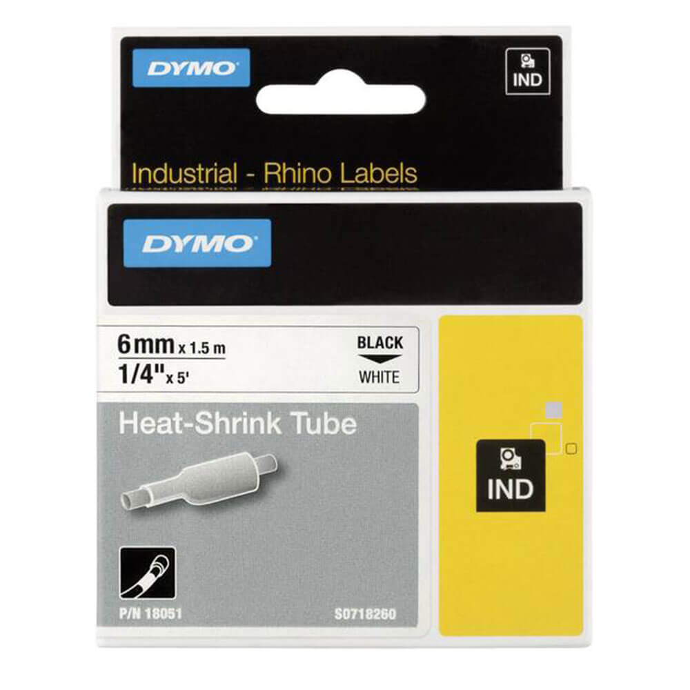 Etiqueta de cinta de retiro de calor dyme rhino 12 mm