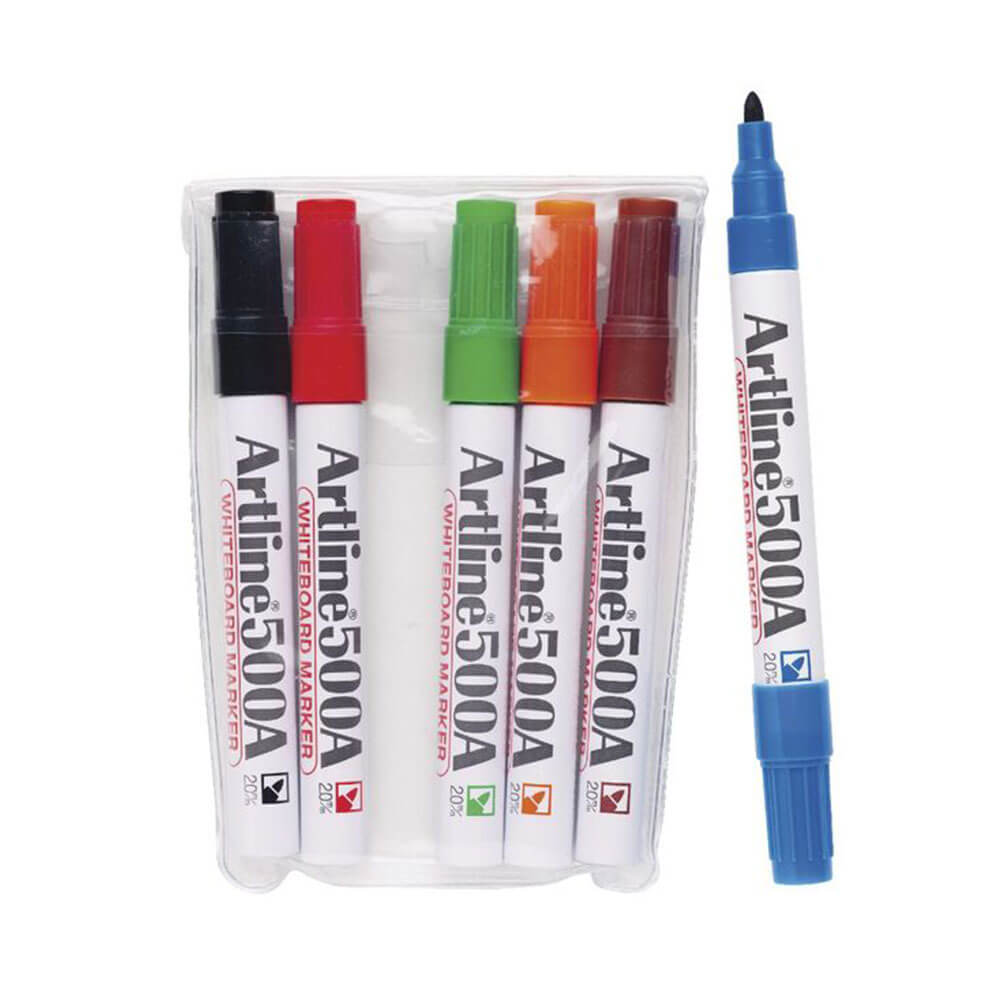  Artline Whiteboard-Marker, 2 mm, Rund, sortiert