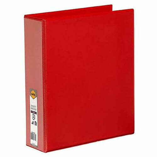 Marbig 3 D-ring Clearview Insert Binder 50mm (A4)