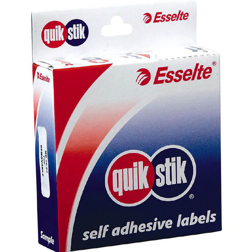 Esselte quik stik etiquetas autoadhesivas