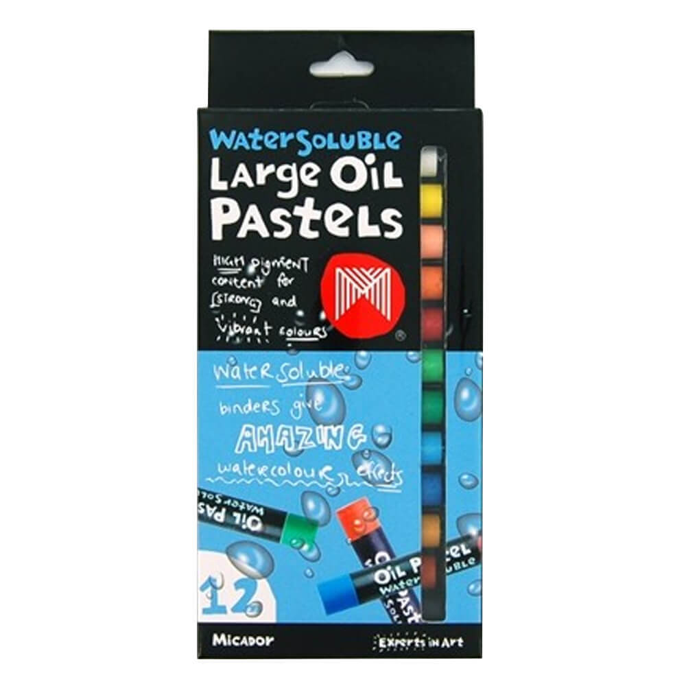 Micador Oil Pastels 12pk diverse (groot)