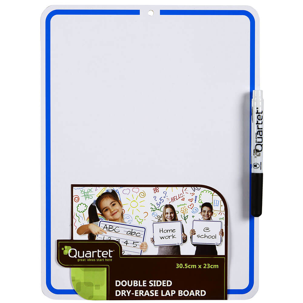 Quartet Double Sided Dry Erase Lap Board (305x230mm)