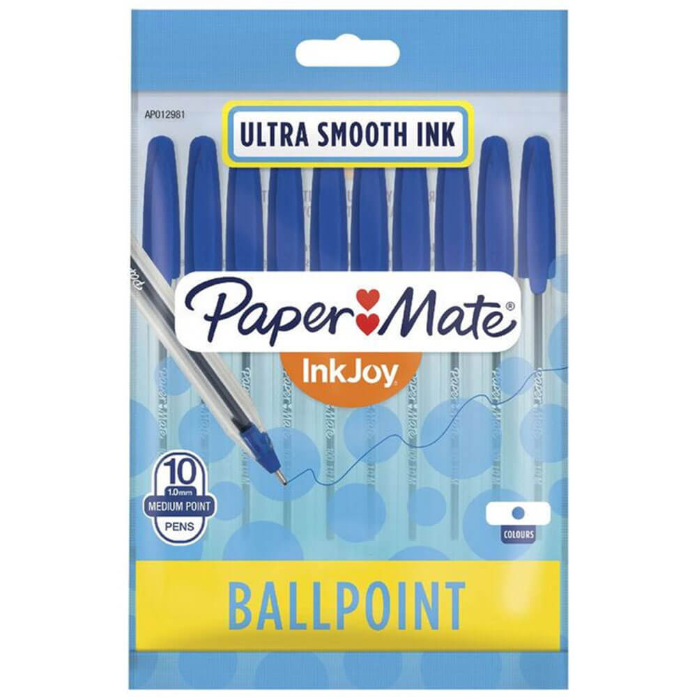 Paper Mate Inkjoy Ballpoint Medium 1,0 mm 10pk