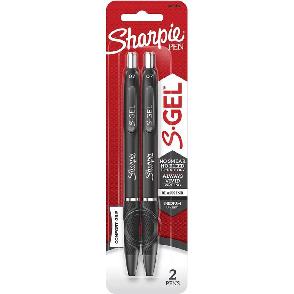 Sharpie S-Gel格納式ペン媒体0.7mm（2pk）