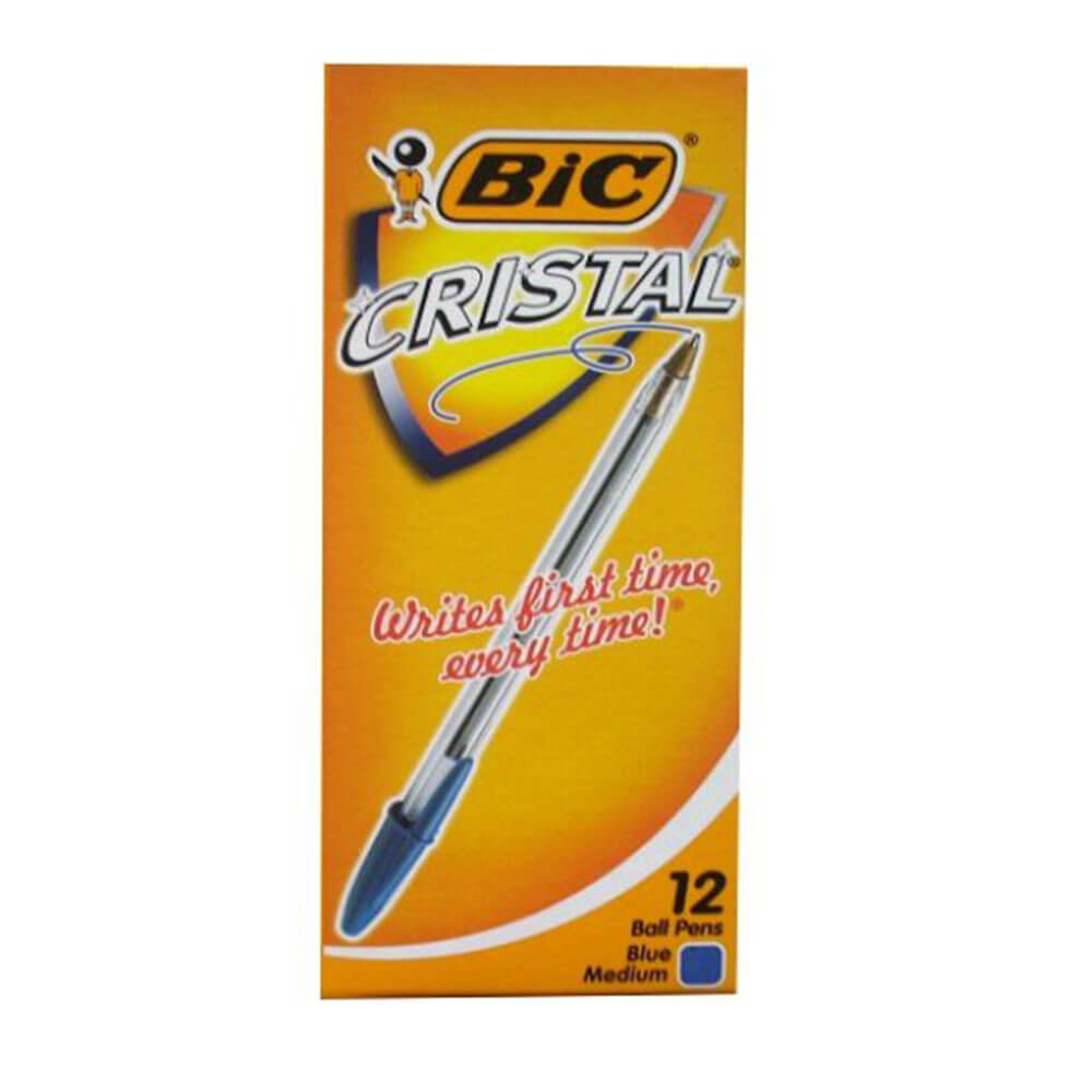 BIC Cristal Oryginalny Pen (12/pudełko)