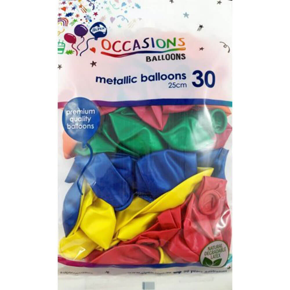 Ballons Alpen pour tout le monde 30pk 25cm (assorti)