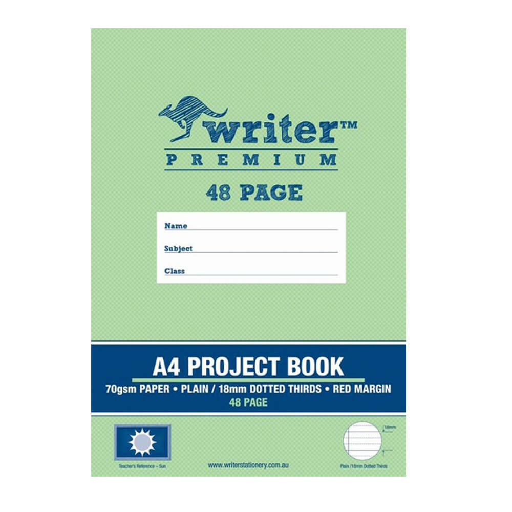 Forfatter Premium Plain & Prikket Project Book (48 sider)