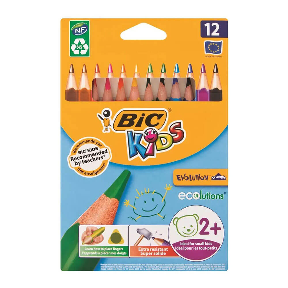 Bic Kids Evolution Colored Pencils（12pk）