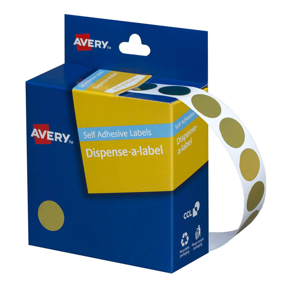 Avery selbstklebende Punktbezeichnungen 24 mm (250pcs)