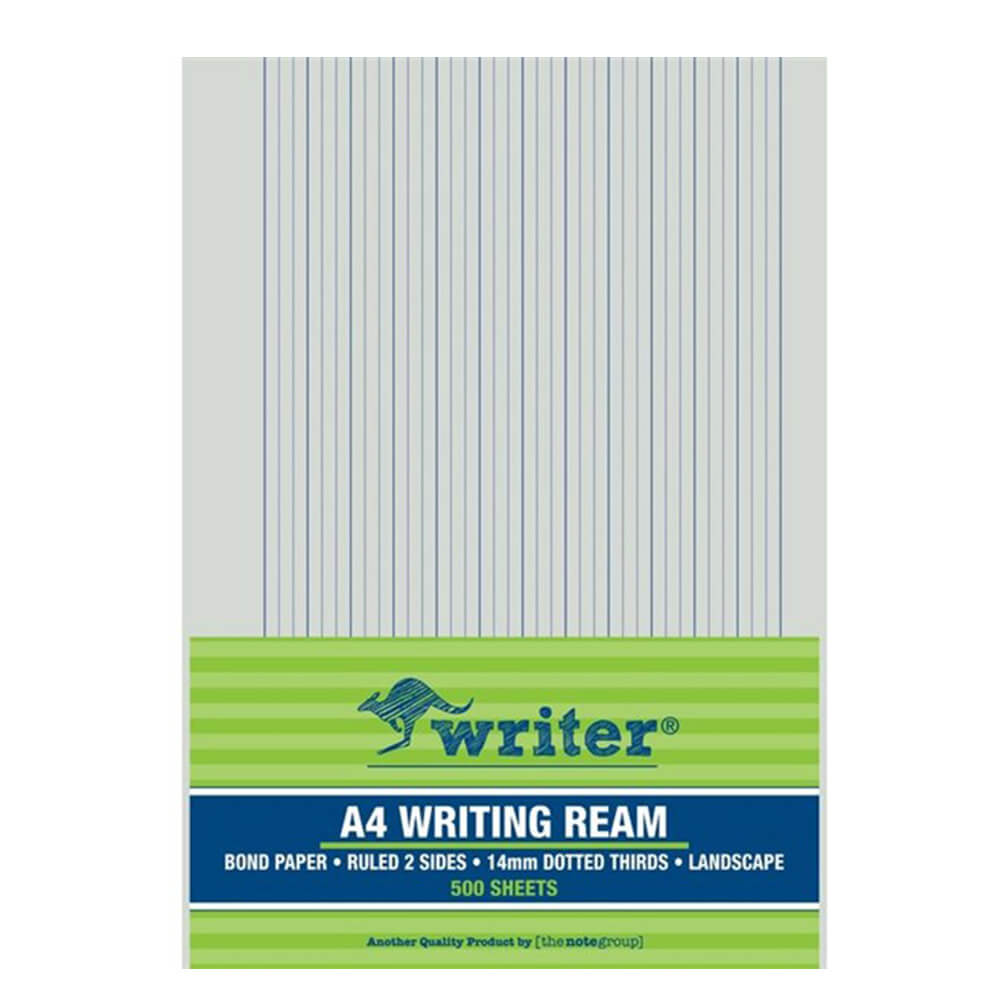 Writer A4 14mm Sunted Thirds Exam Paper (500pcs)