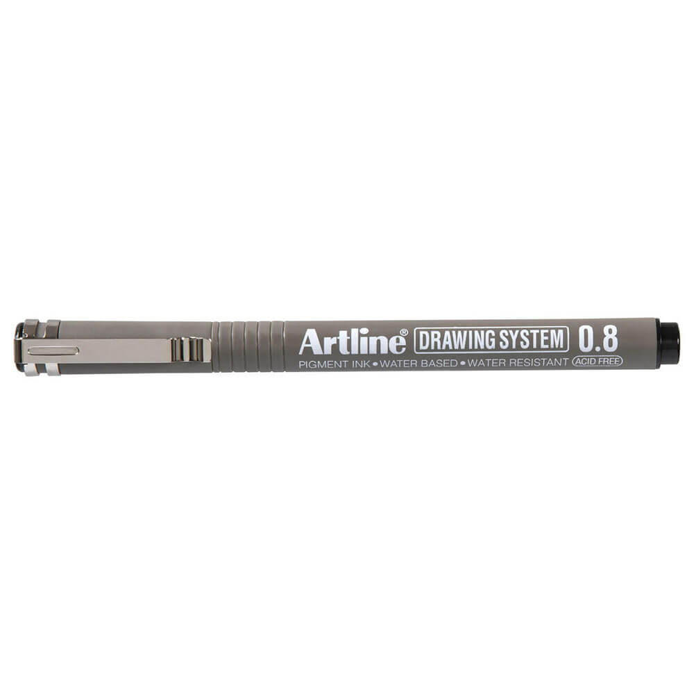 Artline Drawing System Pen 12PCS (svart)