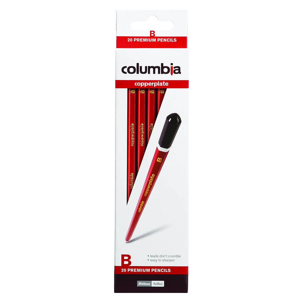  Columbia Copperplate Premium Bleistifte (Box mit 20 Stück)