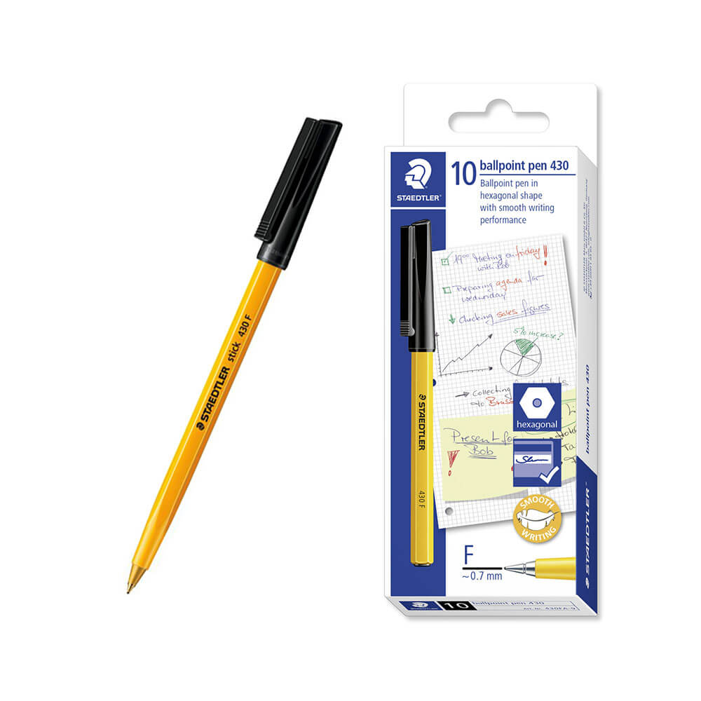 Staedtler Stick Fine Ballpoint (doos van 10)