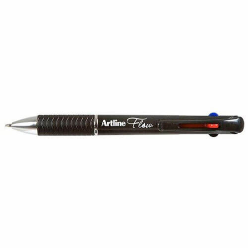 Artline 4 Colour Retractable Pen 1mm (Box of 12)