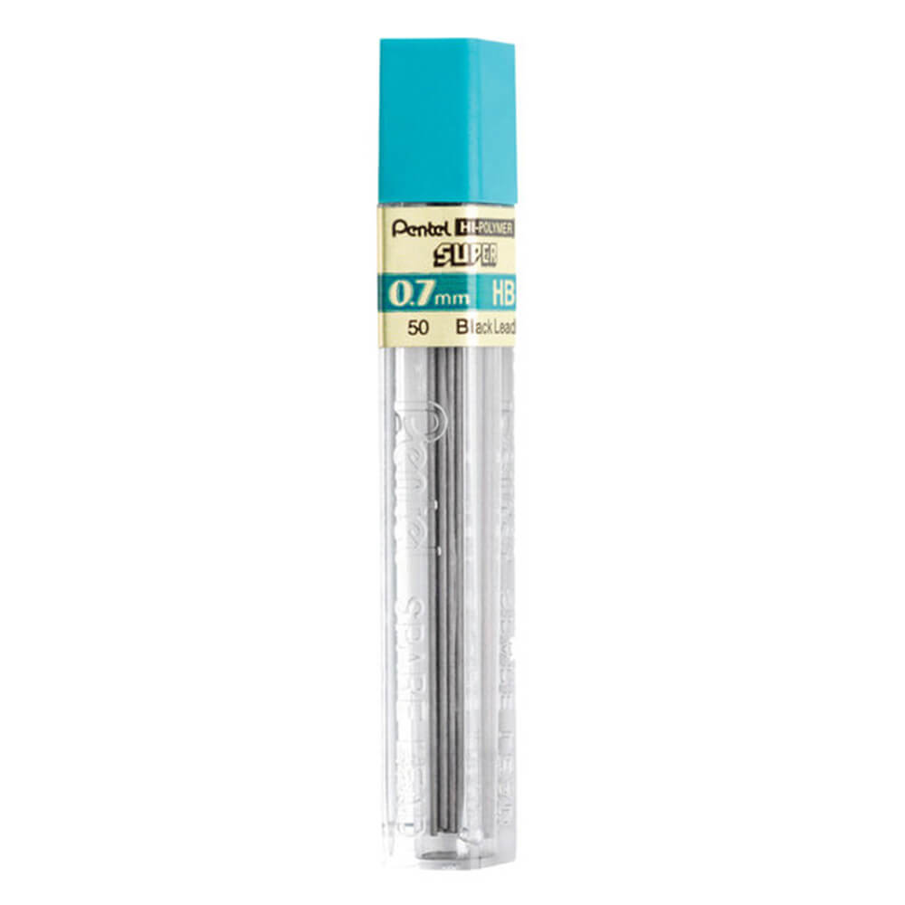 Recarga de plomo Pentel Hi-Polymer 0.7 mm (caja de 12)