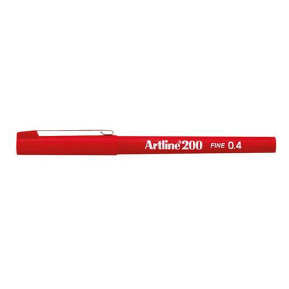 Artline Fineliner filt tip penn 0,4 mm (boks med 12)