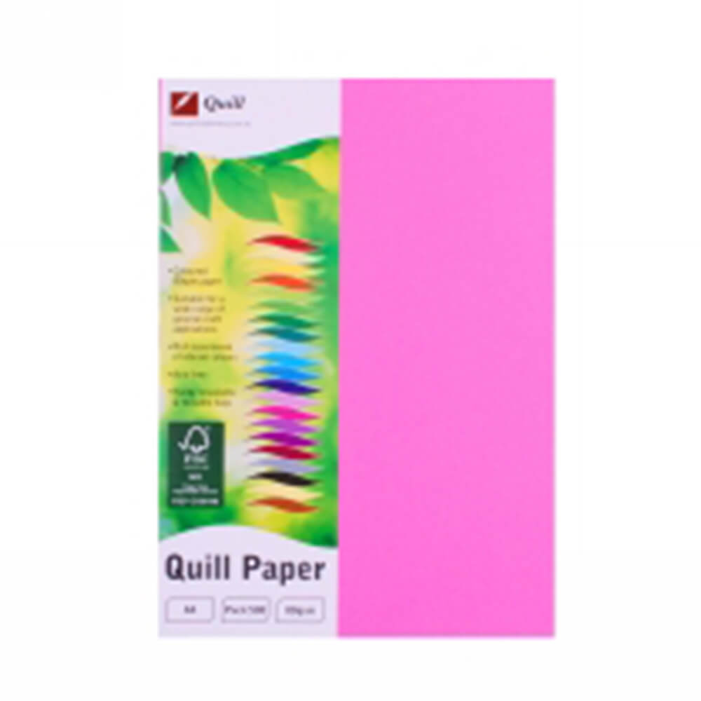 Quill A4 färgat kopieringspapper 500pk (80GSM)