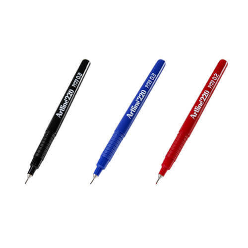 Artline Fineliner Superfine Pen 0.2mm (Box of 12)