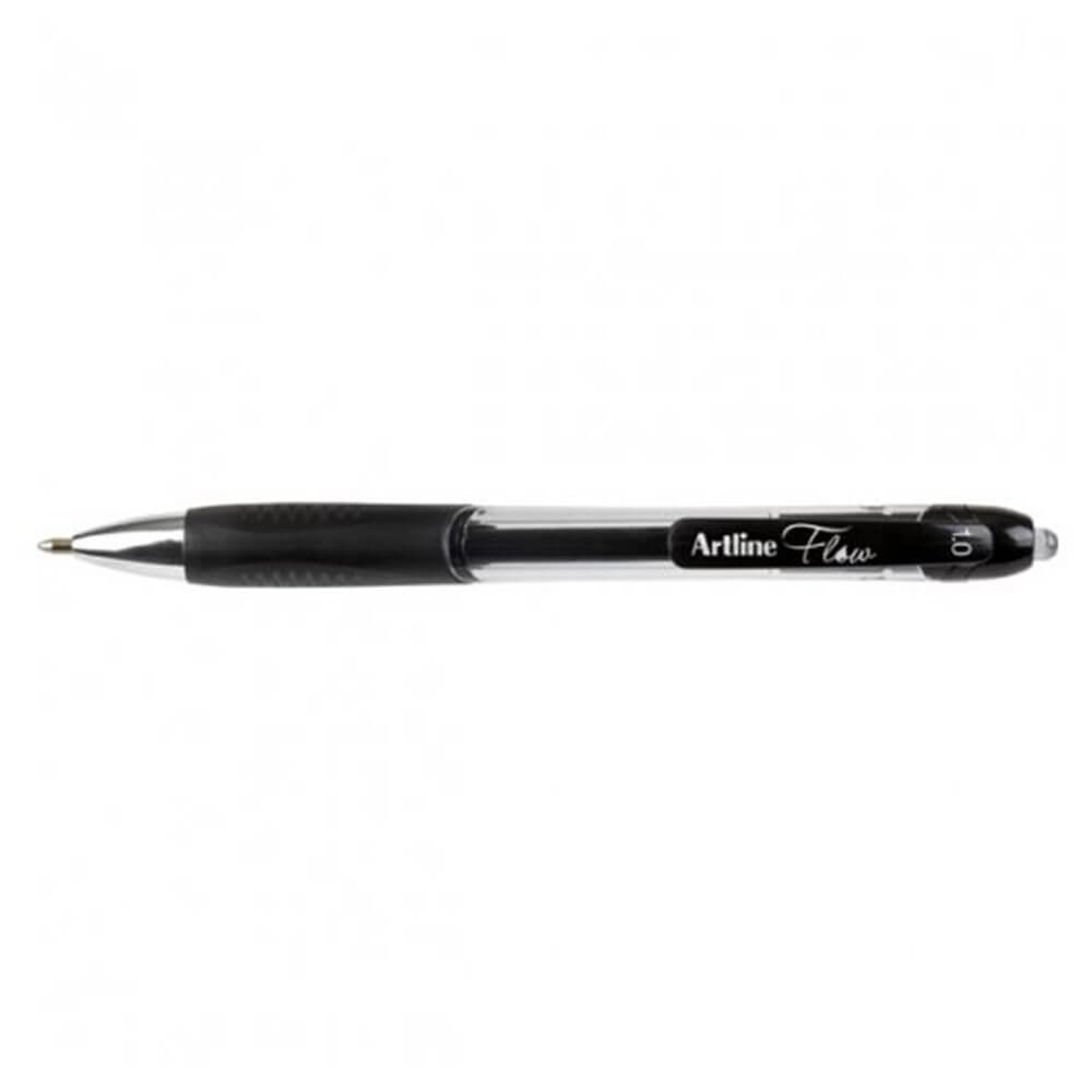 Artline Flow uttrekkbar penn 1,0 mm (boks med 12)