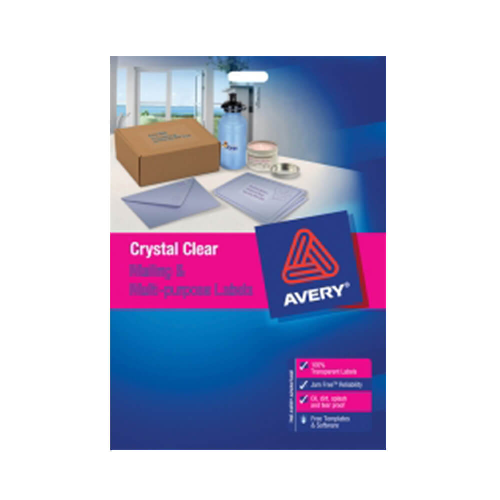 Avery Clear Laser Label (Pack of 25)