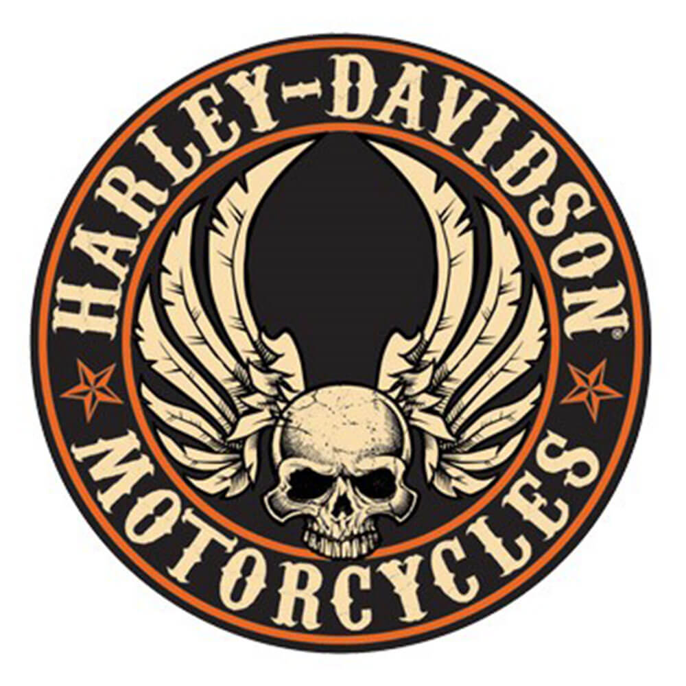 Harley Davidson Die gesneden reliëf tin -bord