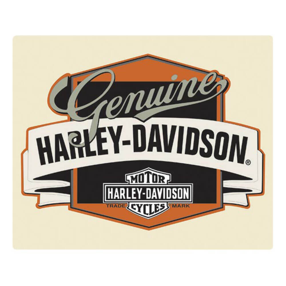 Harley Davidson die cut präglad tennskylt